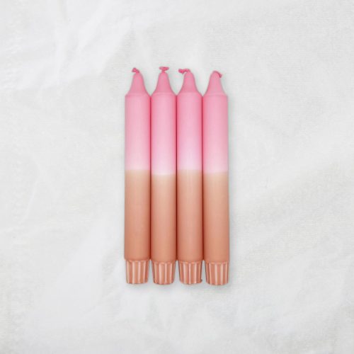 Mingming Dip Dye Design Kaars – Bubblegum x Blush