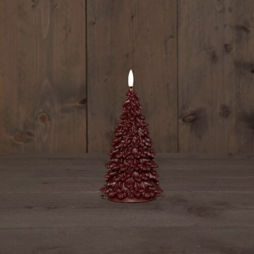 Anna’s Collection – B.O.T. 3D Wick Burgundy Christmas Tree Wax 9,5X20